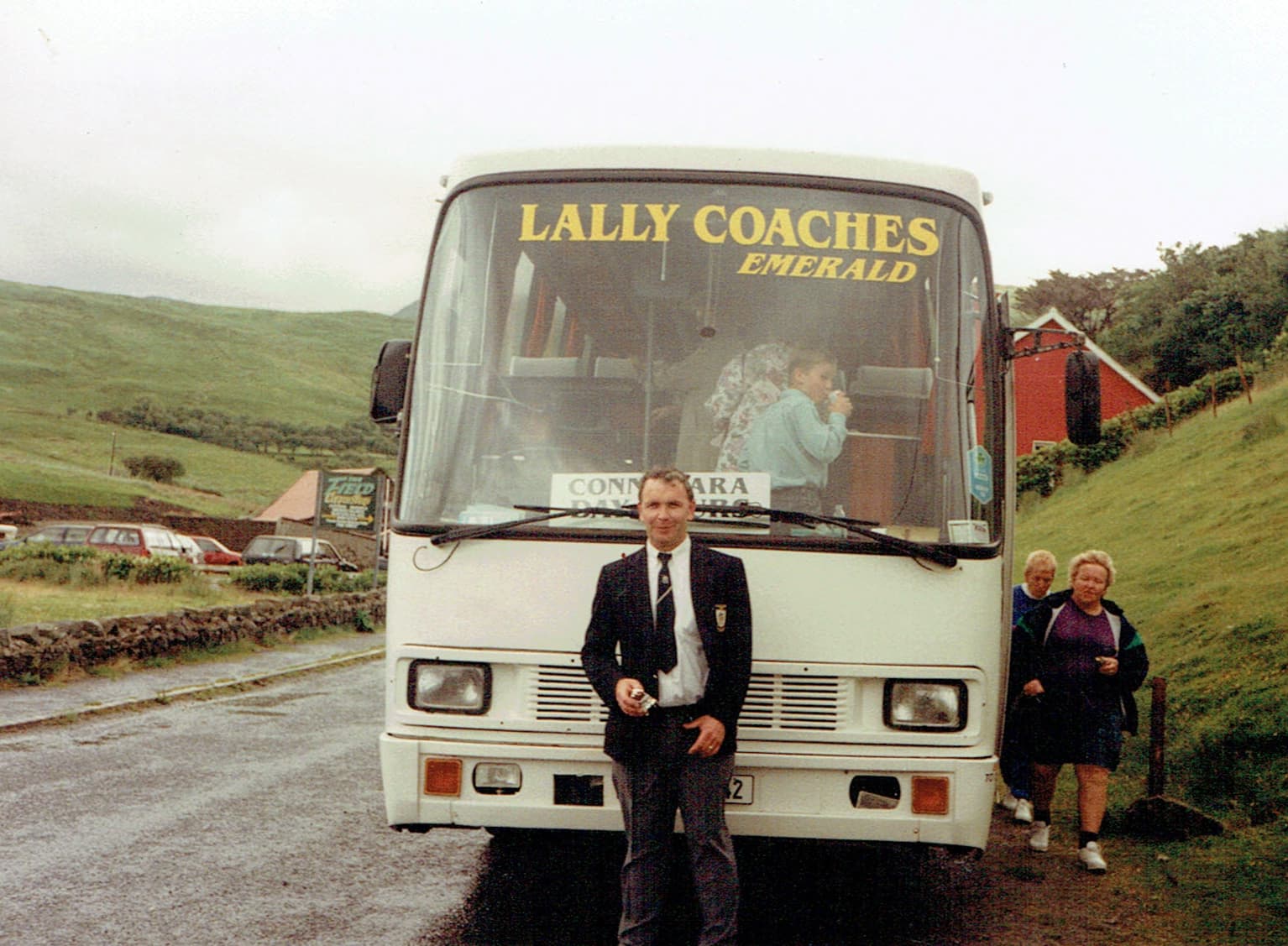 Mairtín Lally Sr. with Lally Tours’ First Large Coach