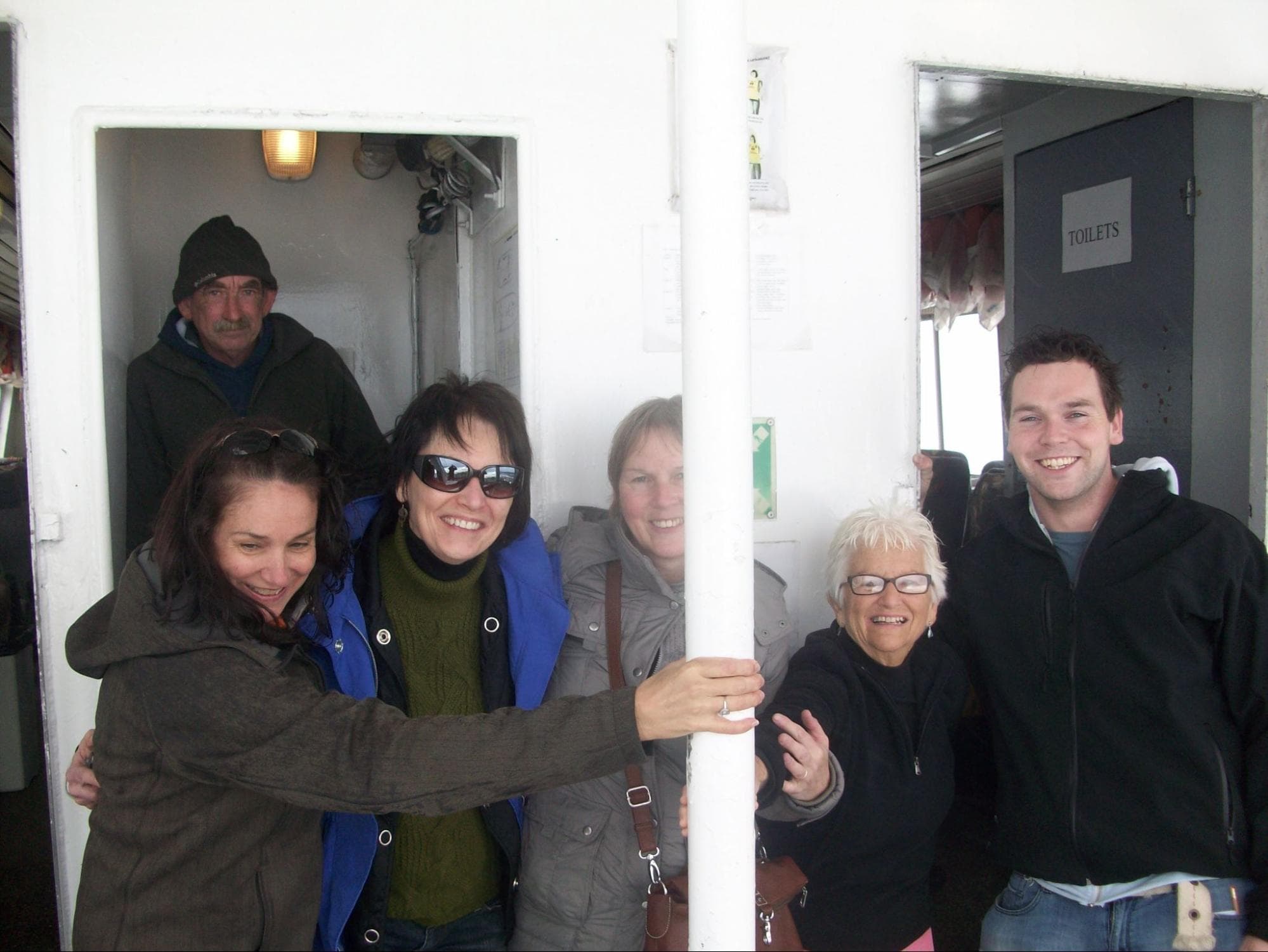 A snapshot from the early days aboard the boat to the Aran Islands