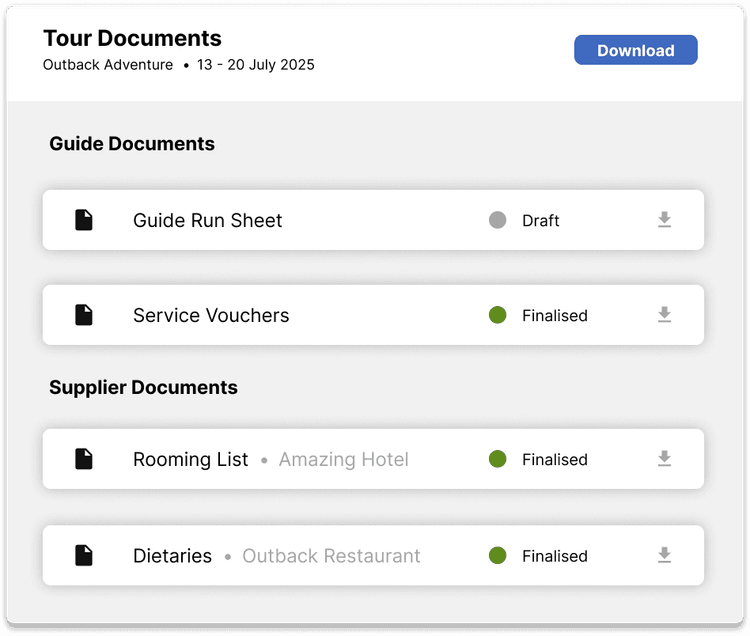 Fieldbook document management