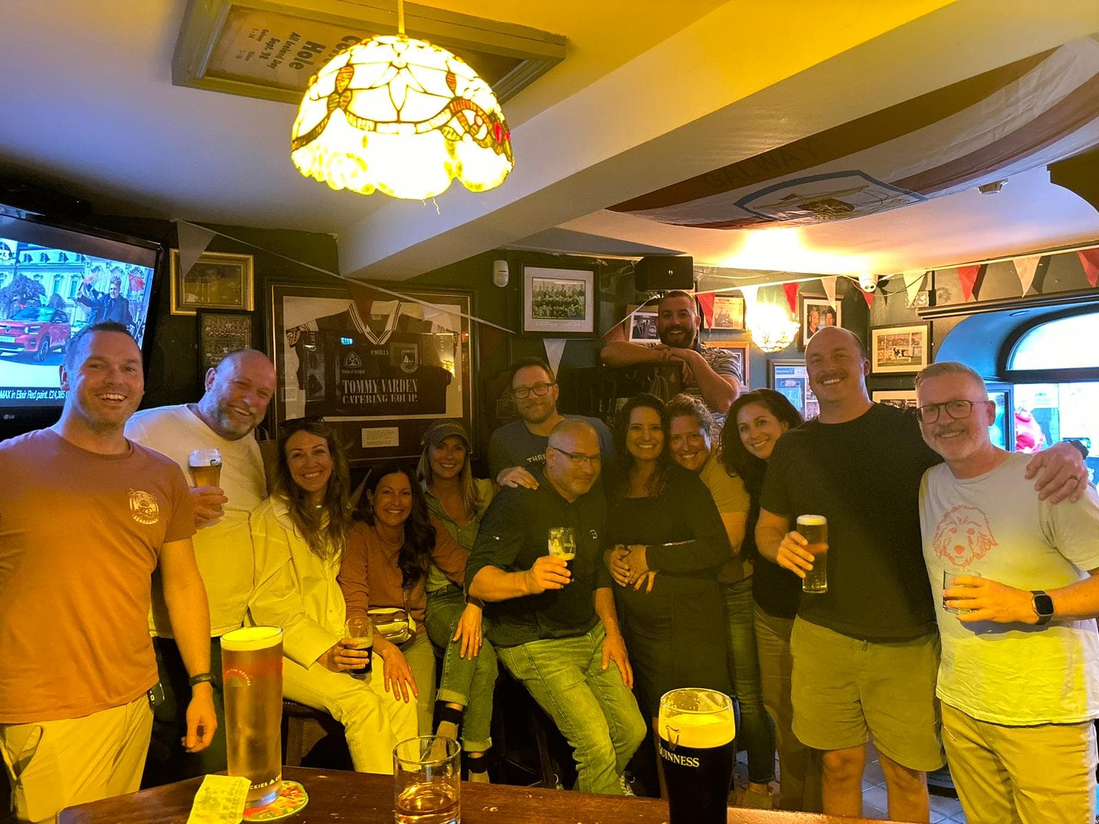 Another happy group at Taaffes Bar, Galway, Ireland