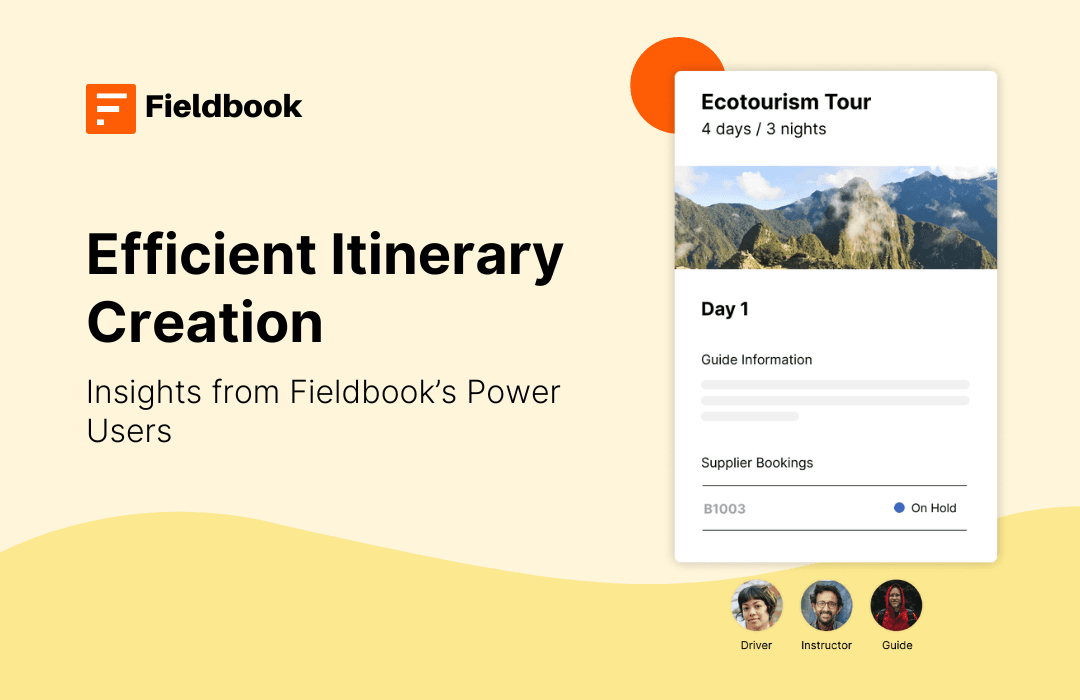 The Tour Operating Model | Fieldnotes | Fieldbook blog